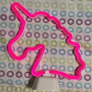 Pink LED Unicorn Light